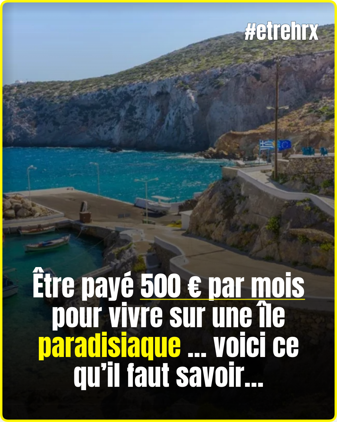« Logement gratuit et 500 € par mois » : cette île
