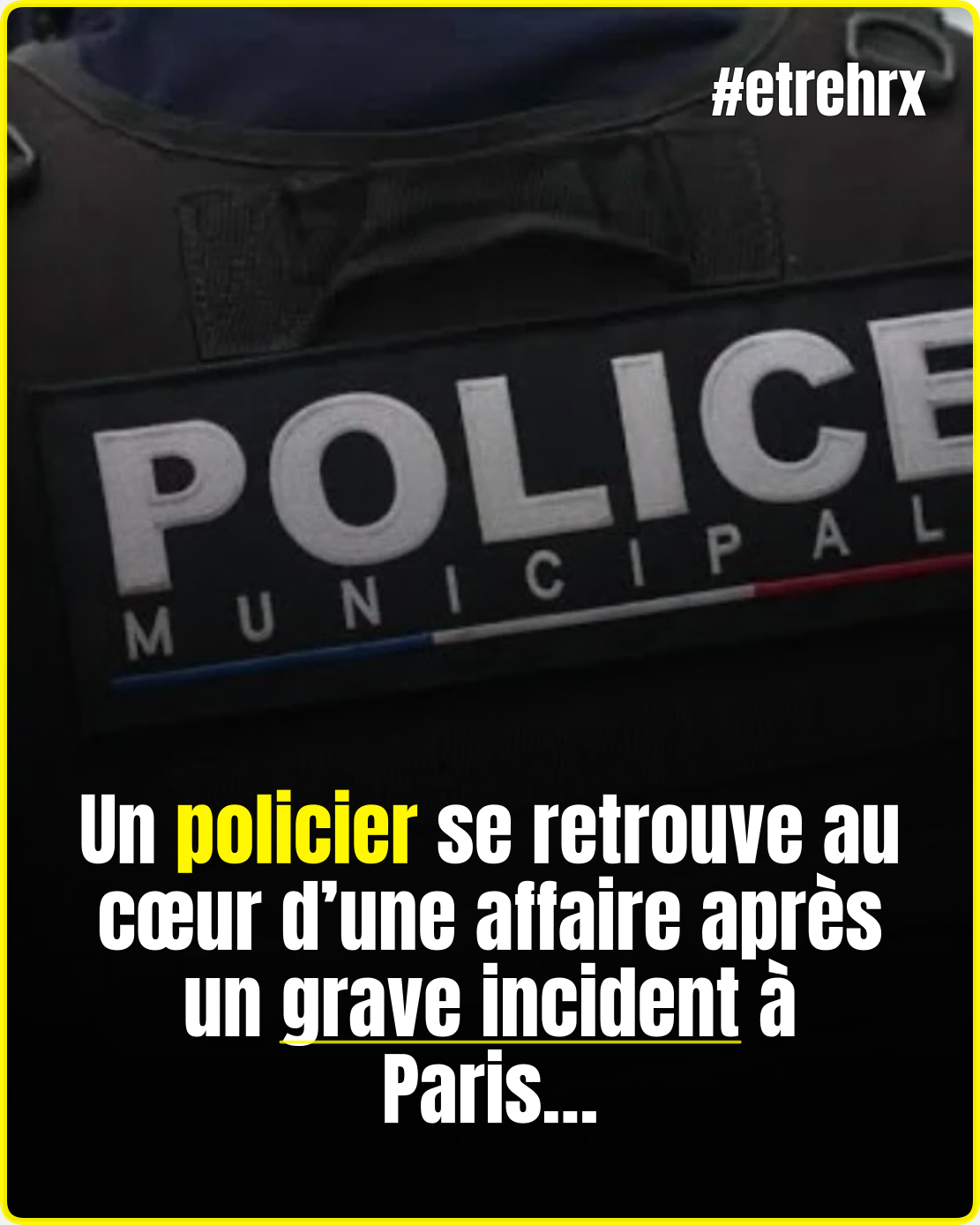 Un policier blesse grièvement sa compagne par balle à Paris, il affirme