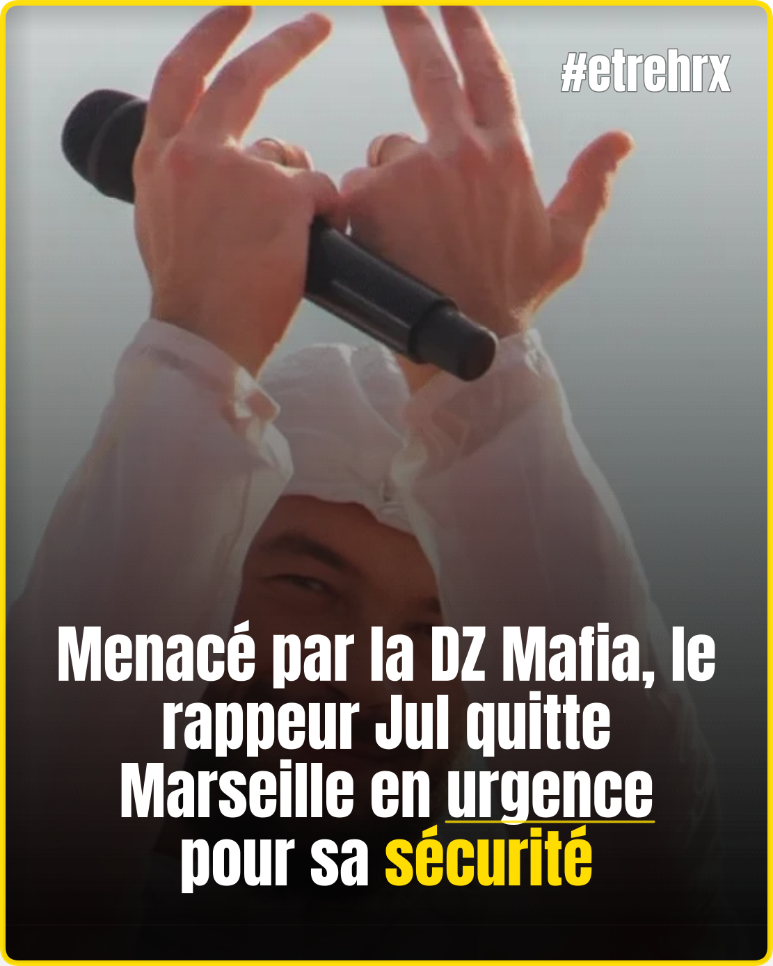 Menacé par la DZ Mafia comme Carla Moreau, le rappeur Jul quitte