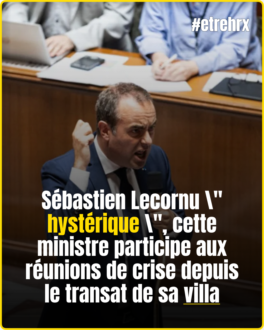 Incendies en France : Sébastien Lecornu « hystérique », cette ministre participe