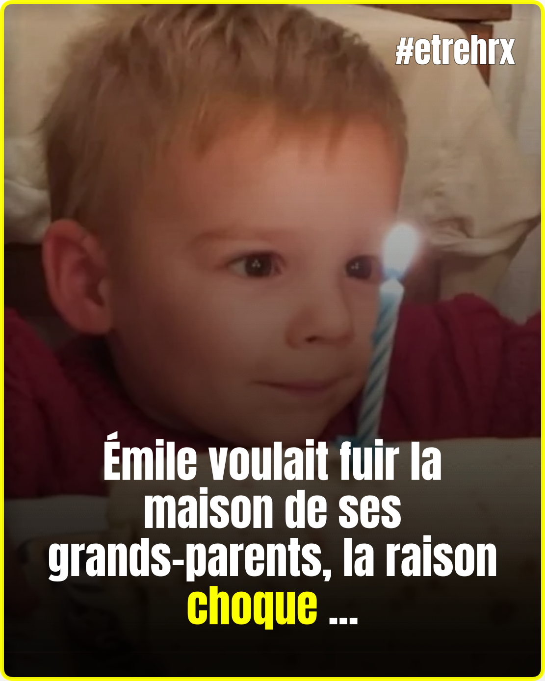 Rebondissement dans l'affaire Emile : un nouveau témoignage qui choque...