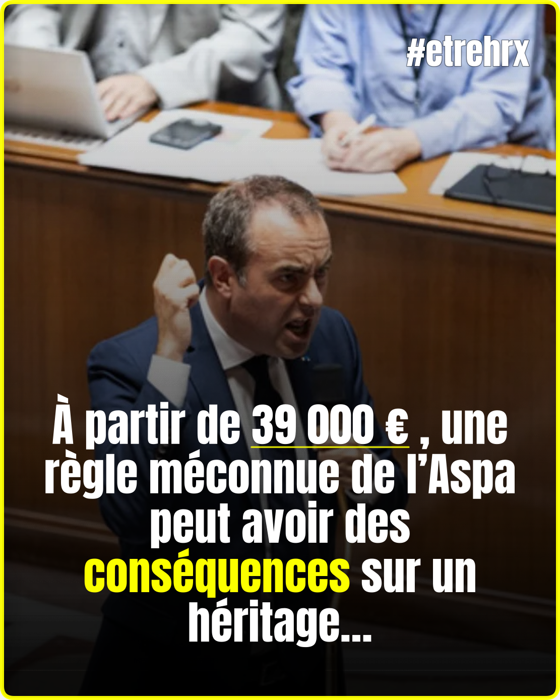 Héritage : cette règle de l’Aspa à partir de 39 000 euros