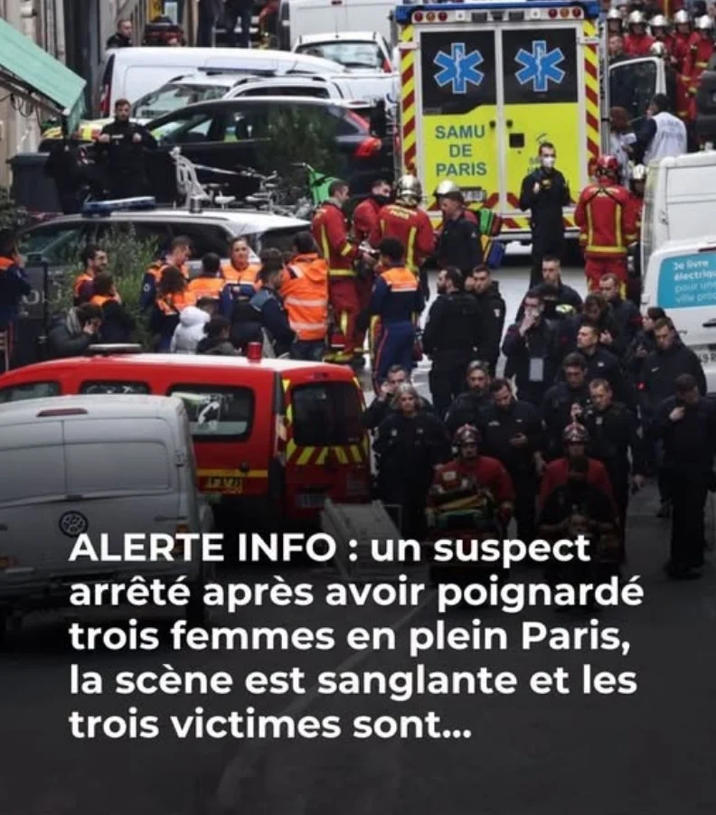 Une attaque au couteau en pleine rue à Paris… un suspect a été rapidement interpellé…