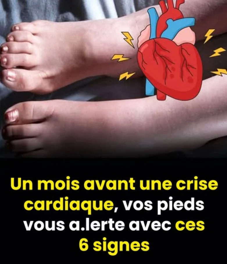 Vos pieds pourraient révéler certains signes de problèmes cardiaques que beaucoup de personnes ignorent…