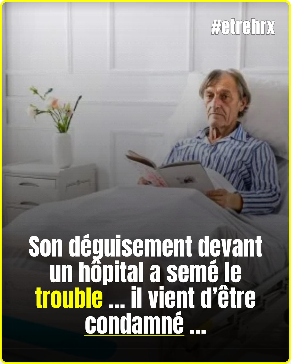 Un homme déguisé en grande faucheuse condamné après avoir fixé les patients