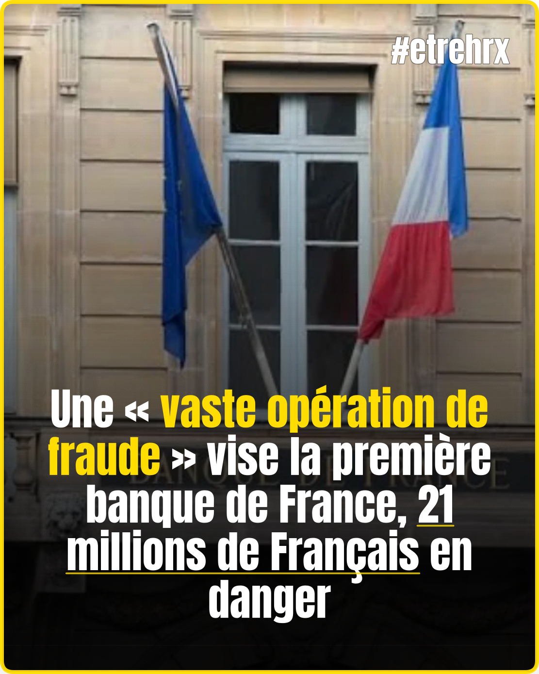 Une « vaste opération de fraude » vise la première banque de