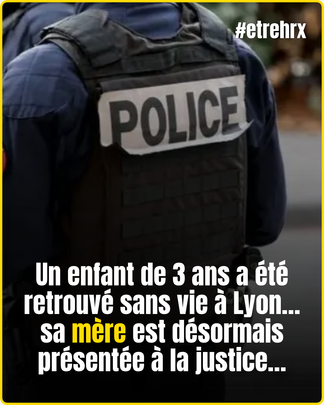 Un enfant de 3 ans retrouvé sans vie à Lyon, sa mère