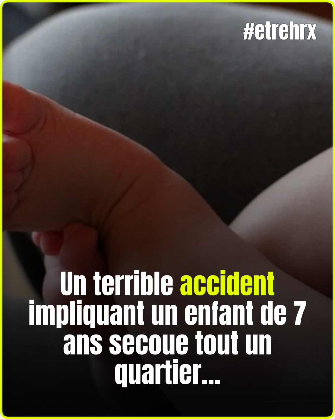 Un enfant de 7 ans bascule au-dessus d’un balcon et chute du