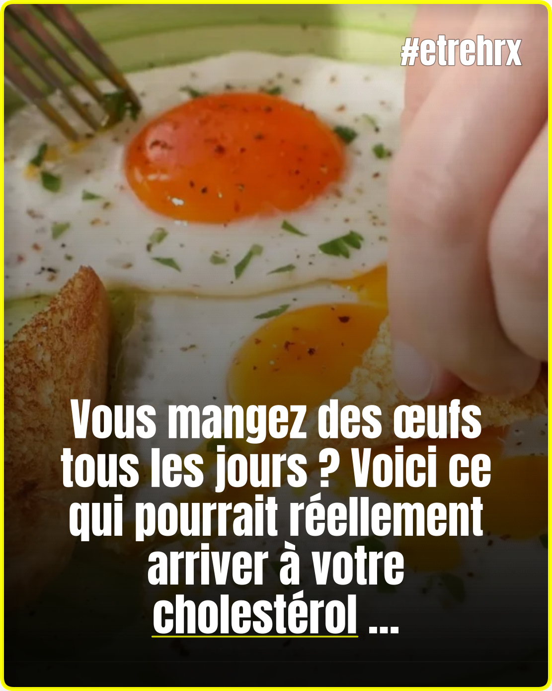 Voici les effets des œufs sur le cholestérol lorsque vous en mangez