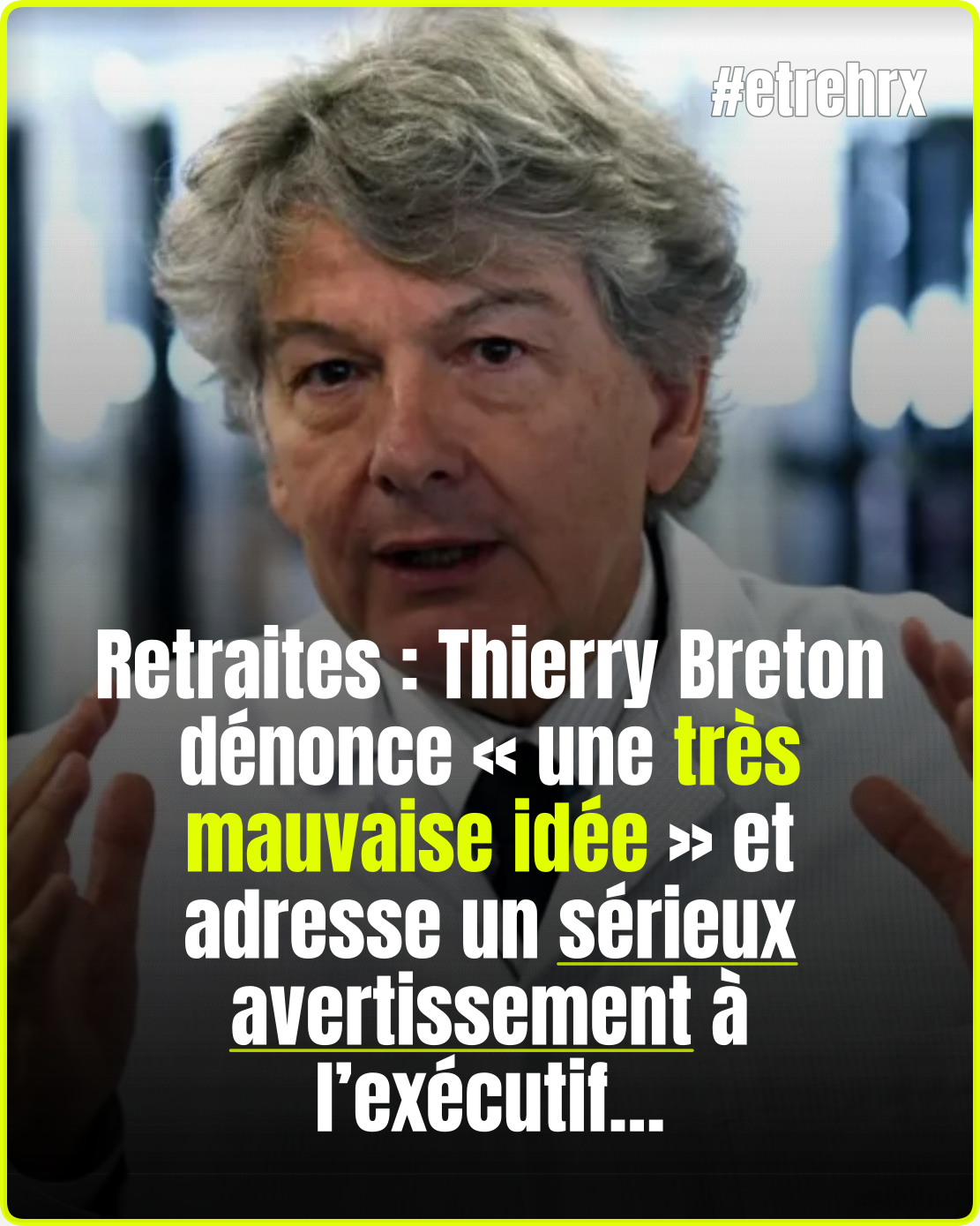 « Une très mauvaise idée » : Thierry Breton opposé à la
