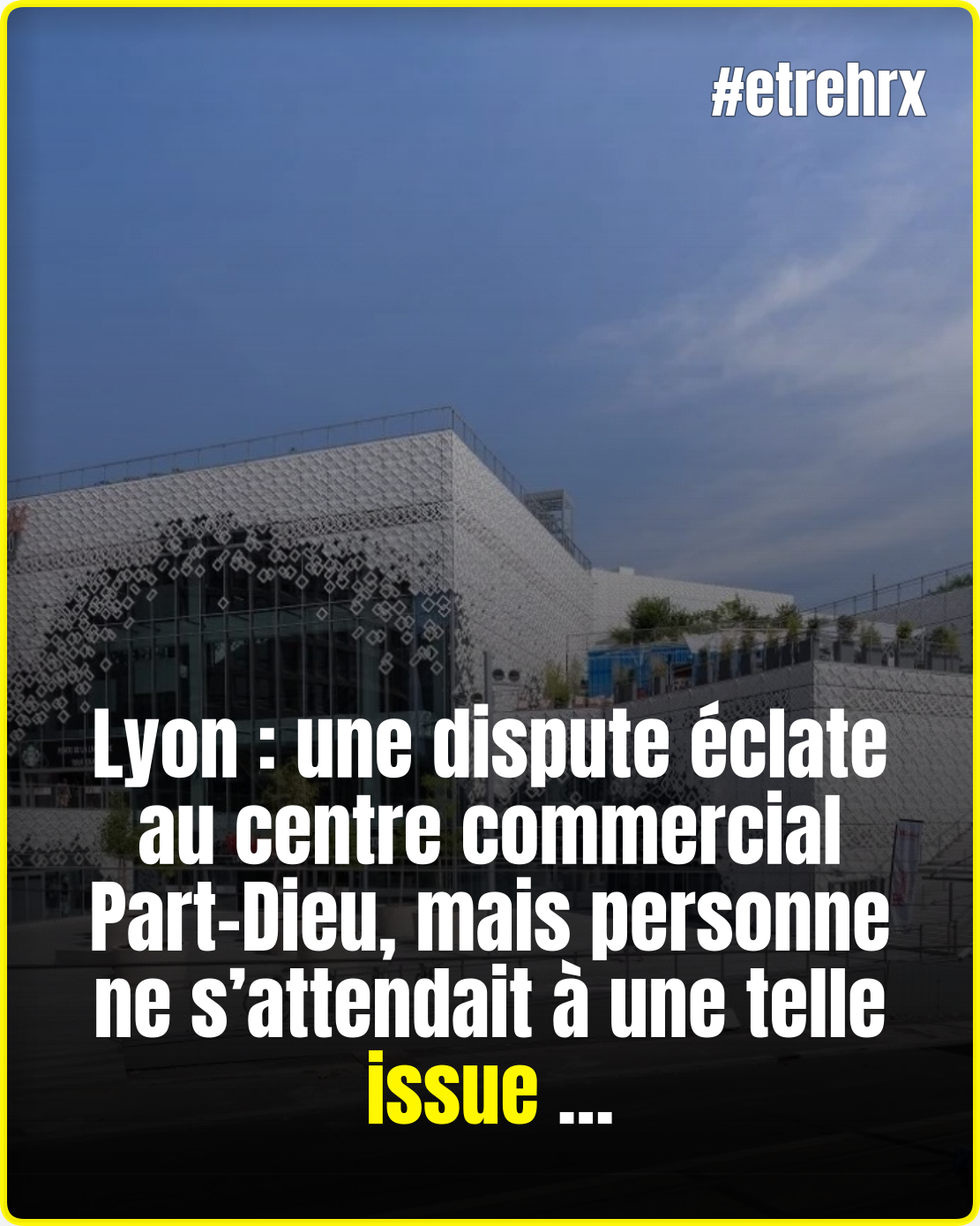 Scène d’horreur au centre commercial Part-Dieu de Lyon : elle arrache le