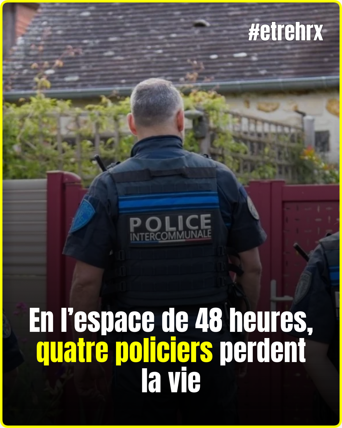 Quatre policiers se sont donné la mort en l’espace de 48 heures