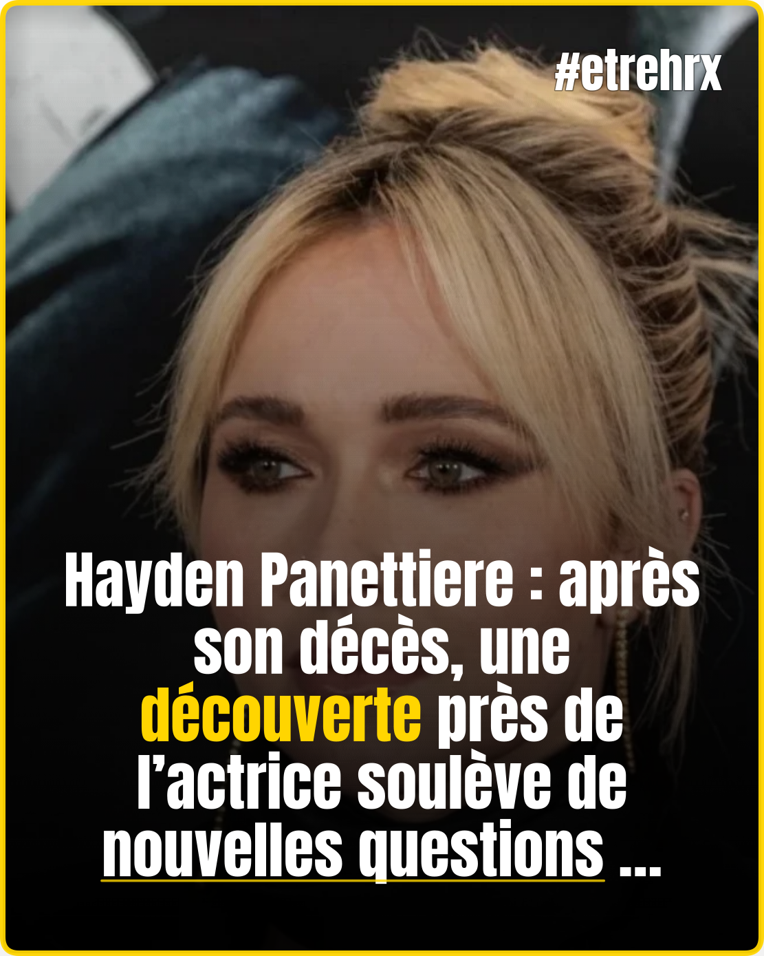 Décès de Hayden Panettiere : ce médicament très spécifique retrouvé près de