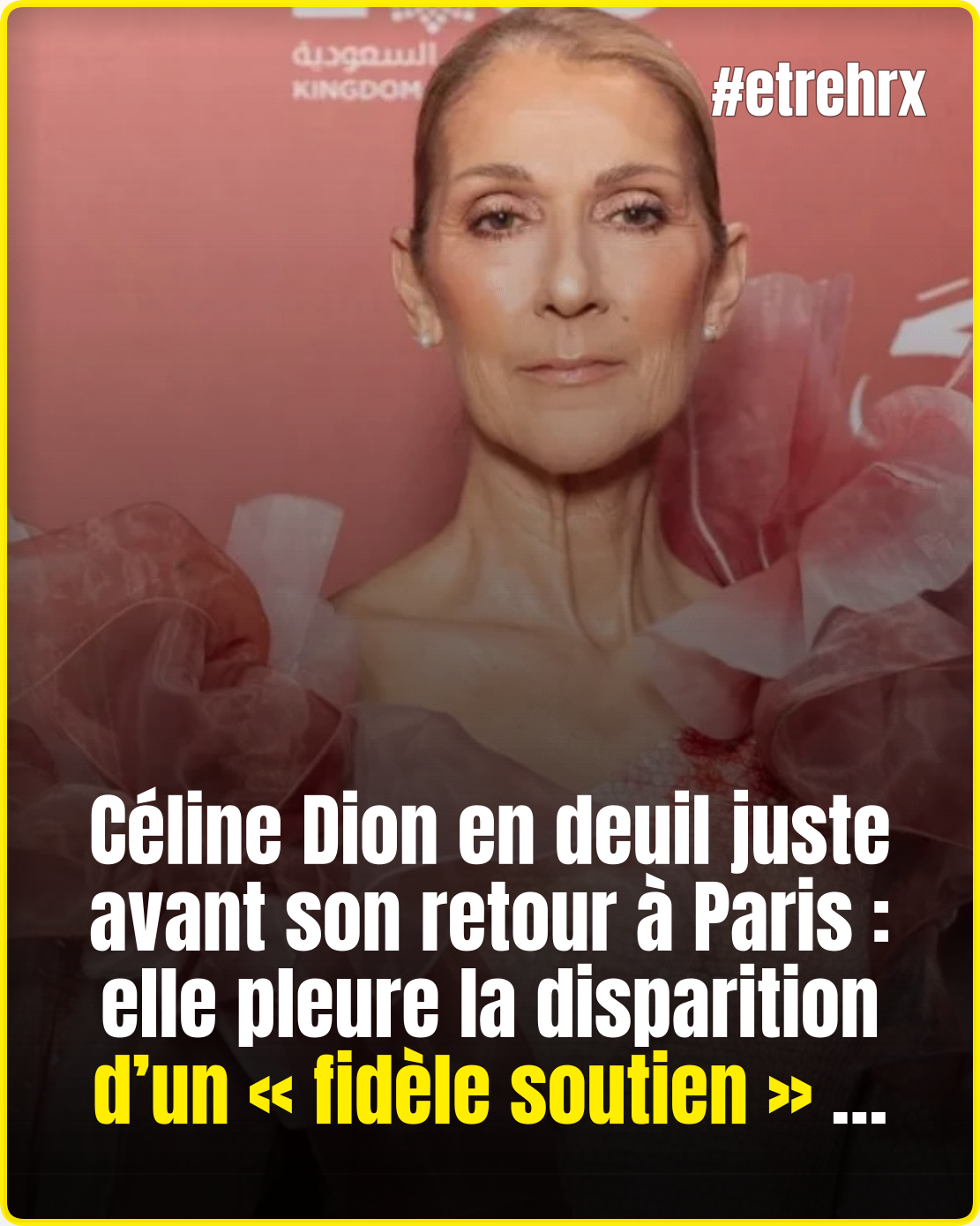 Céline Dion en deuil juste avant son retour à Paris, elle pleure