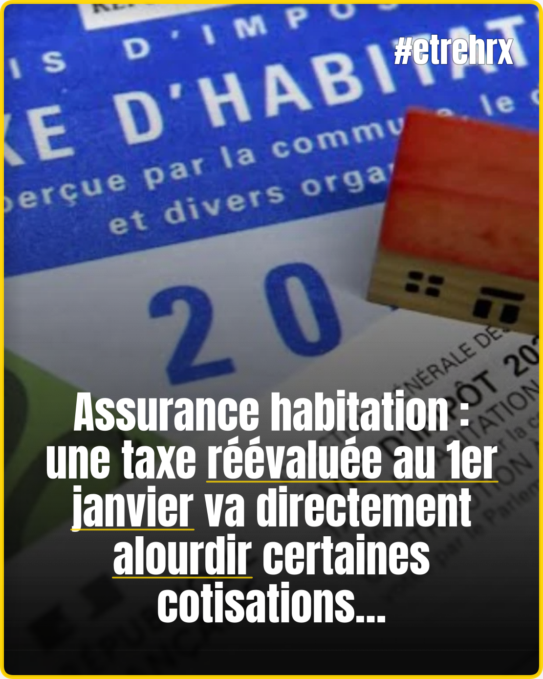 Assurance habitation : cette taxe réévaluée au 1er janvier qui va faire