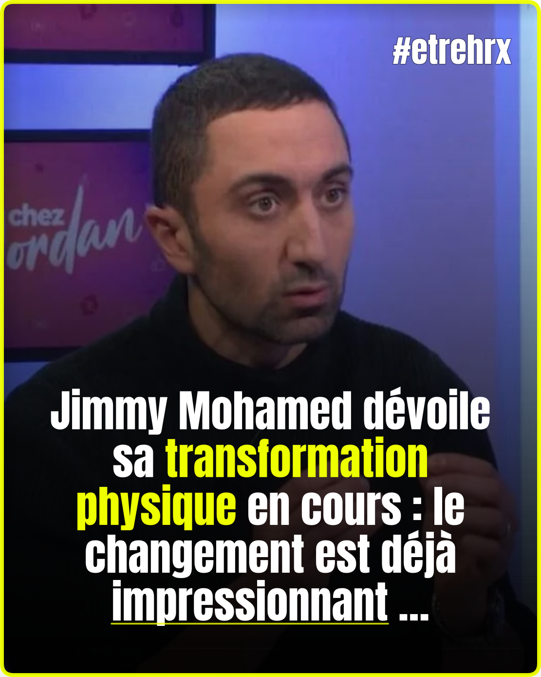 Jimmy Mohamed évincé du Mag de la santé : sa transformation physique