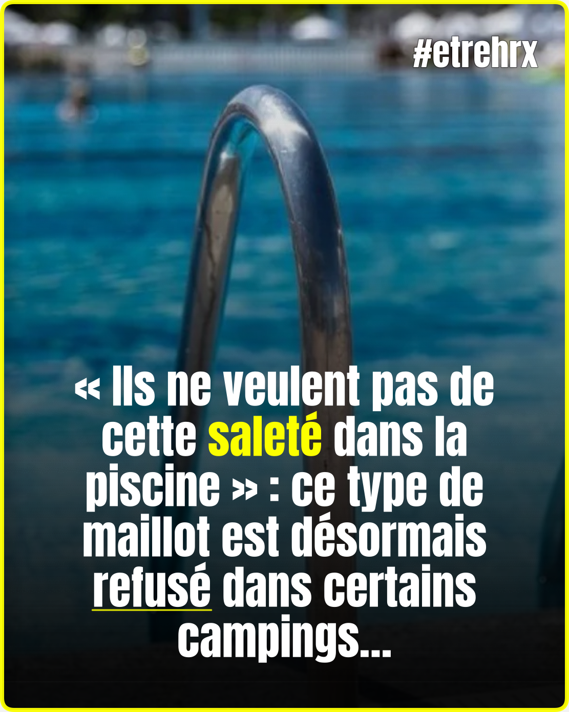 « Ils ne veulent pas de ce genre de saleté dans la