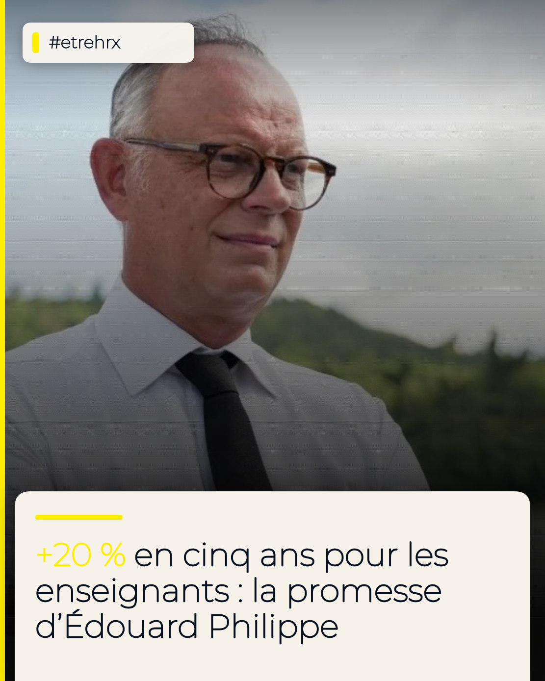 Enseignants: +20 % en cinq ans, la promesse de Philippe