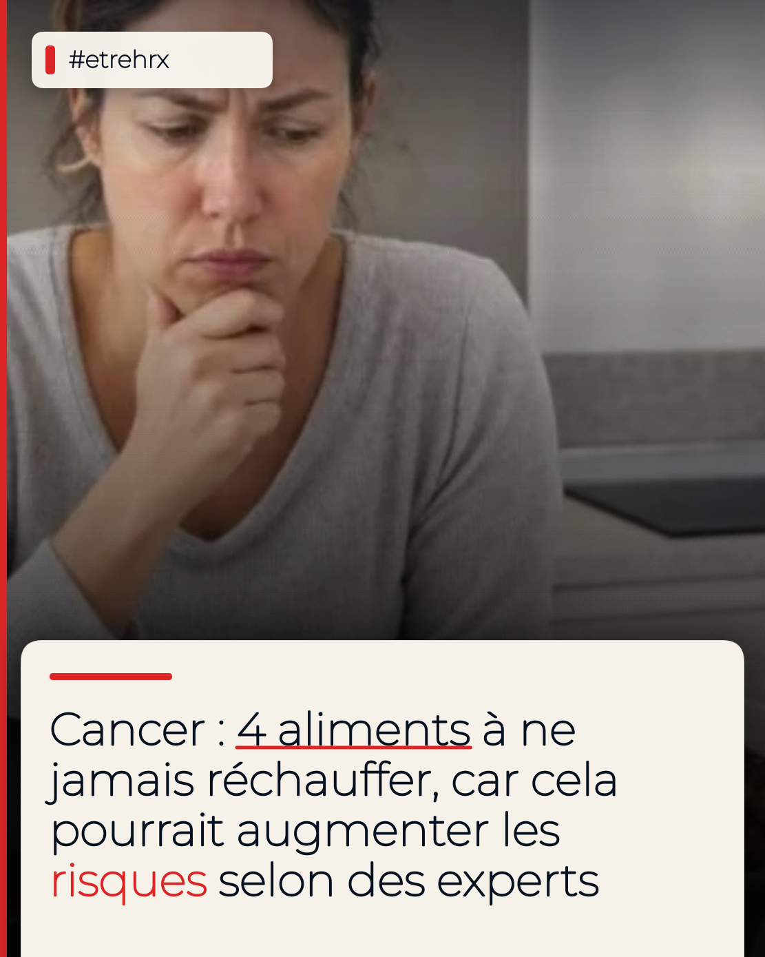 Cancer : 4 aliments à ne jamais réchauffer, car cela pourrait augmenter