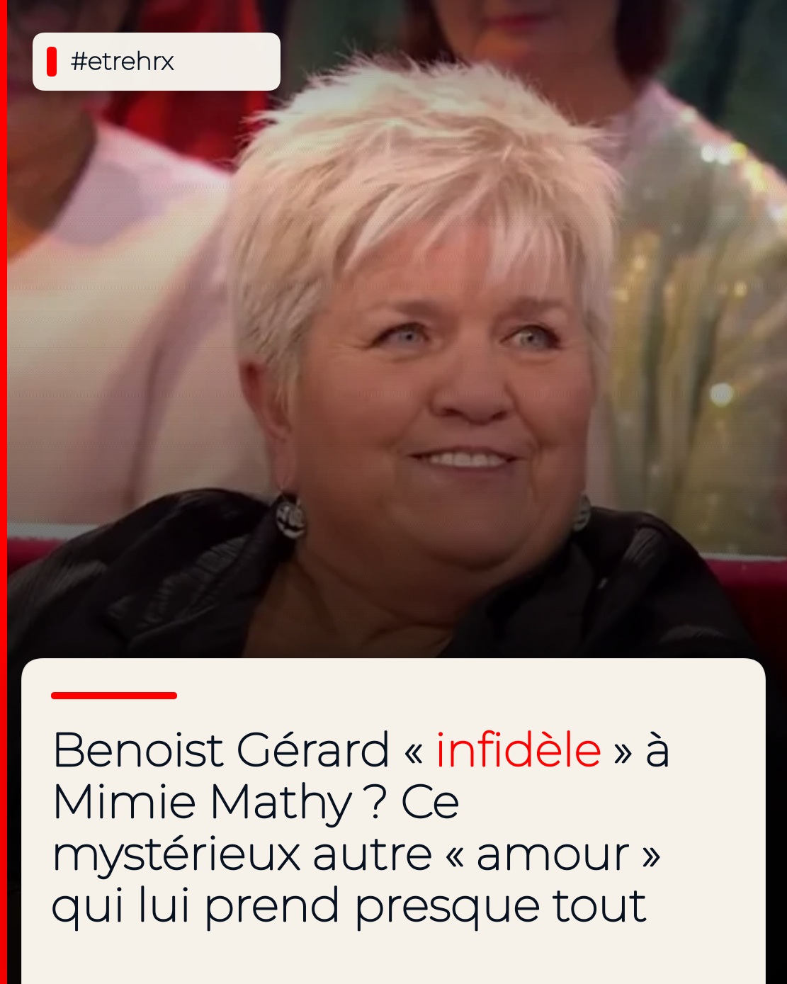 Benoist Gérard infidèle envers Mimie Mathy ? Le cuisinier occupé « 7