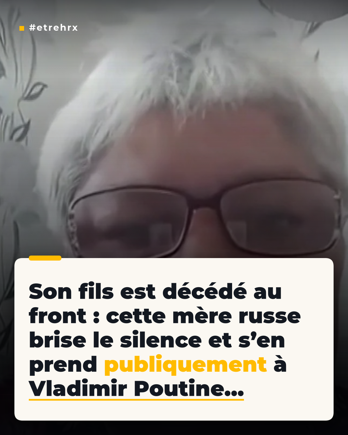 « On m&rsquo;a ramené mon fils déc*pité au bout d&rsquo;un an et huit mois ! » : quand une mère russe s&rsquo;en prend directement à Poutine