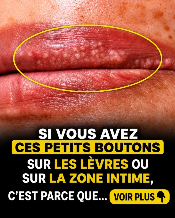 De petits boutons blancs apparaissent sur vos lèvres ou votre peau ? Voici ce qu’ils pourraient réellement révéler…