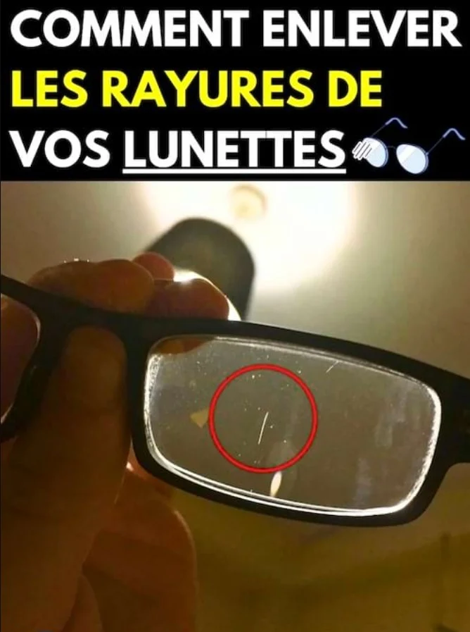 L'astuce de mon opticien pour éliminer les rayures sur les lunettes