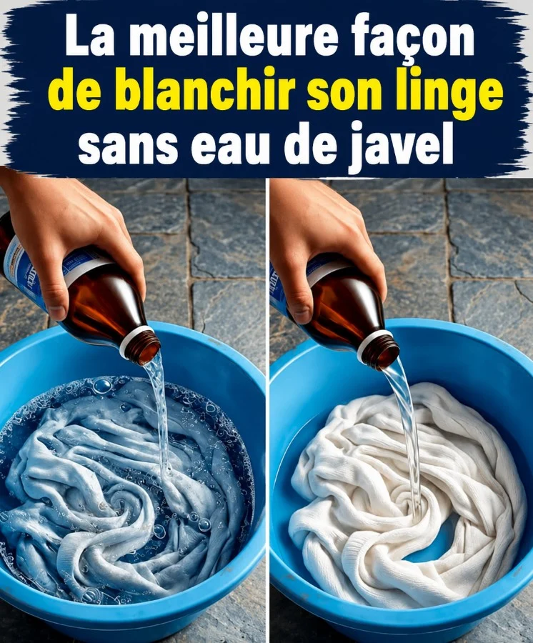 La meilleure façon de blanchir son linge sans eau de javel