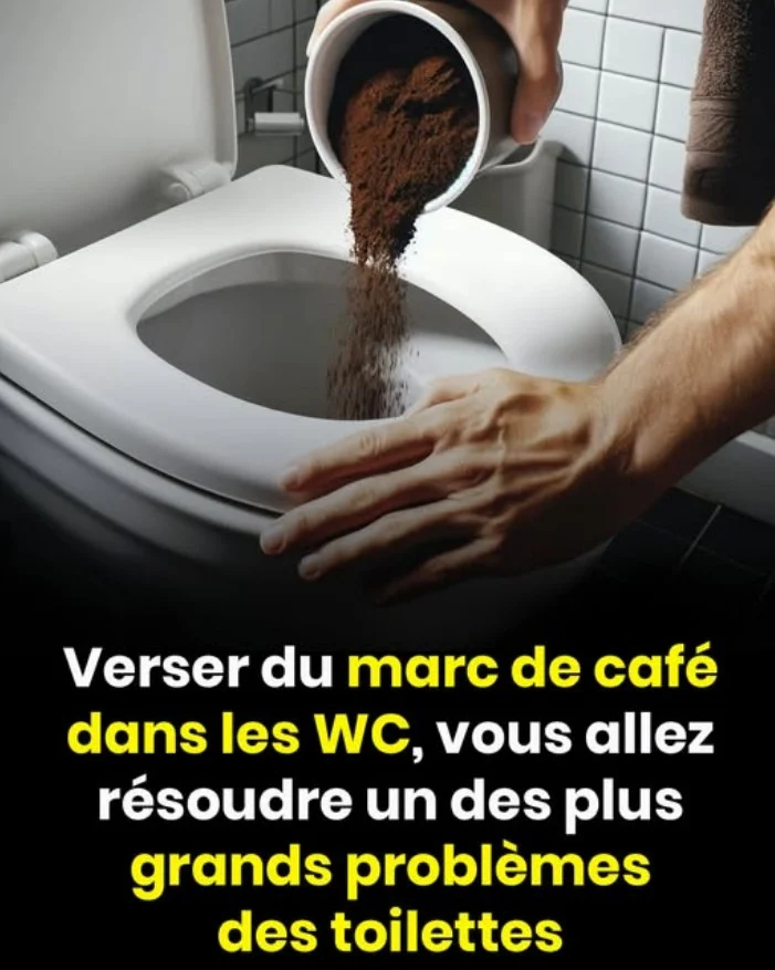 Pourquoi faut-il mettre du marc de café dans les toilettes ?