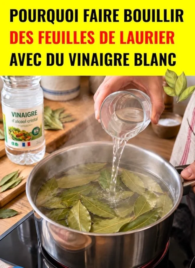 Faire bouillir des feuilles de laurier avec un demi verre de vinaigre blanc : à quoi ça sert et pourquoi c&rsquo;est recommandé ?