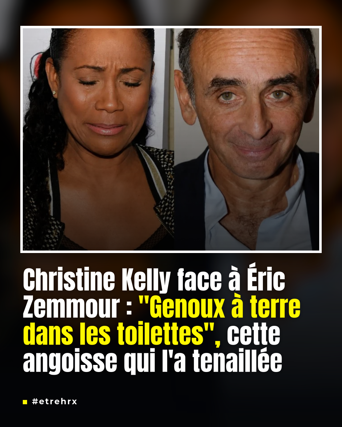 Christine Kelly face à Éric Zemmour : « Genoux à terre dans