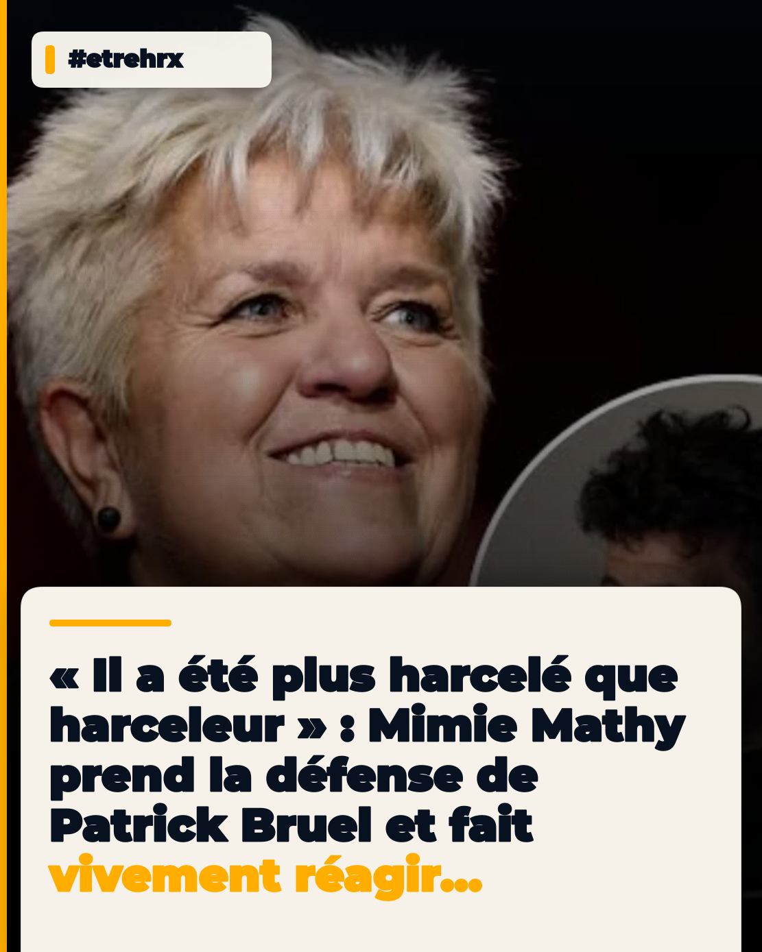 « Il a été plus harcelé que harceleur » : sur RTL, Mimie Mathy se dit « triste » que Patrick Bruel « se sente obligé d&rsquo;annuler » ses concerts