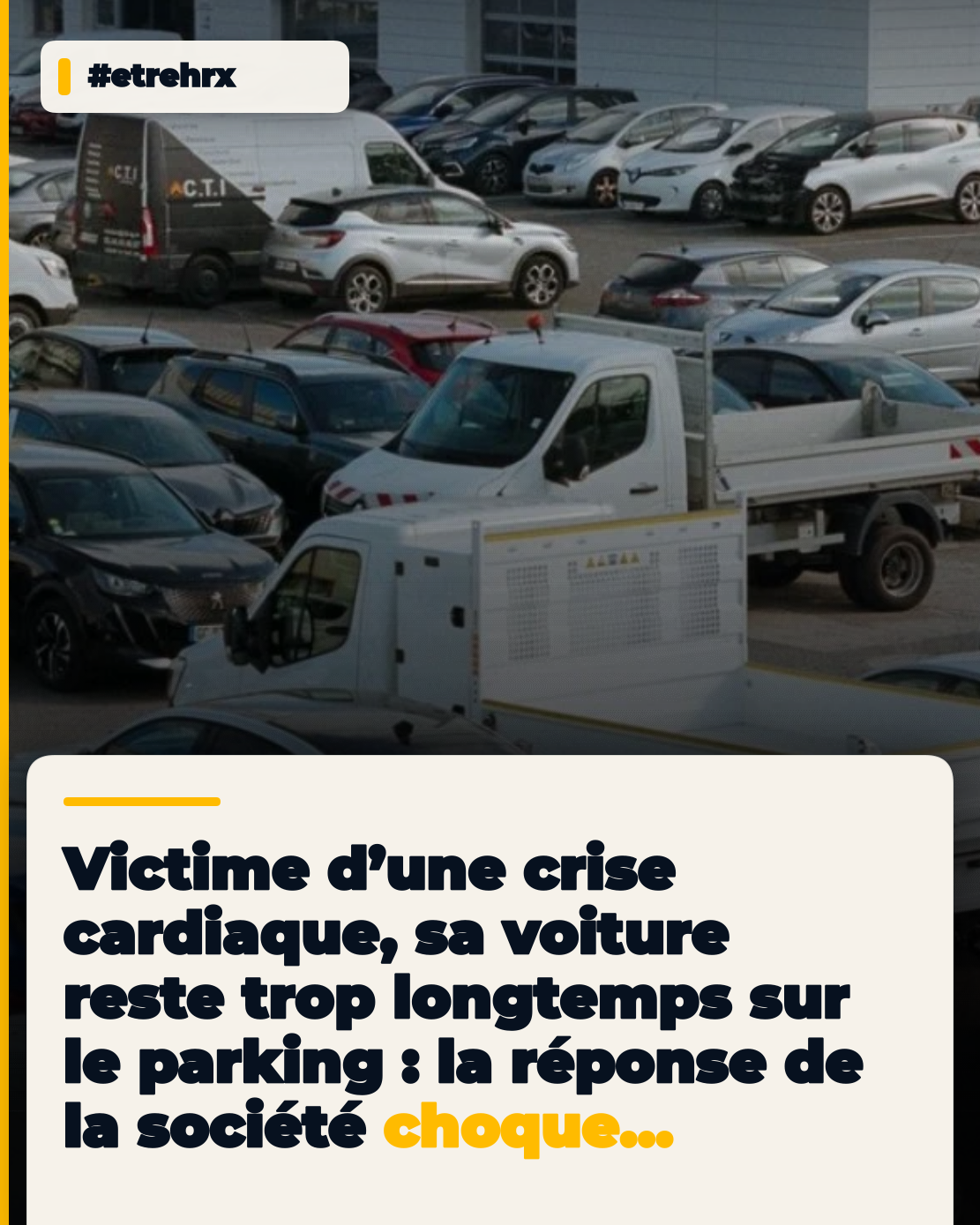 Victime d’une crise cardiaque, elle reste trop longtemps stationnée : la réponse de la société choque…
