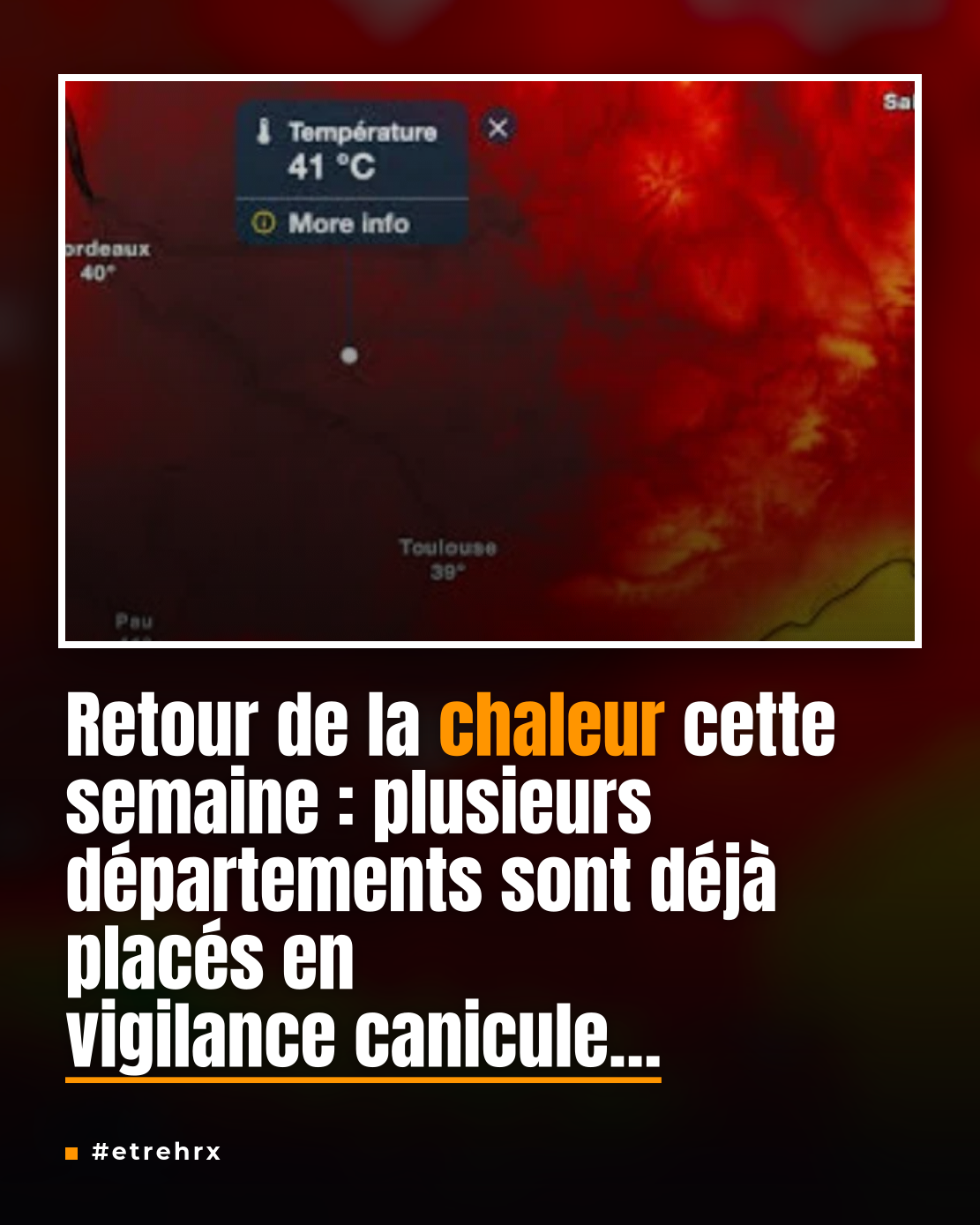 Retour de la chaleur à partir de cette semaine: Météo France place déjà plusieurs départements en vigilance pour canicule