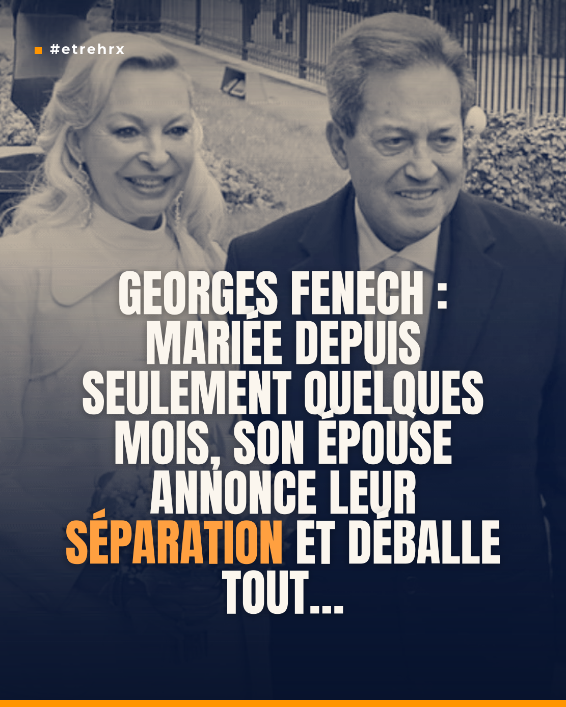 Georges Fenech : mariée en janvier, son épouse annonce leur séparation et veut divorcer