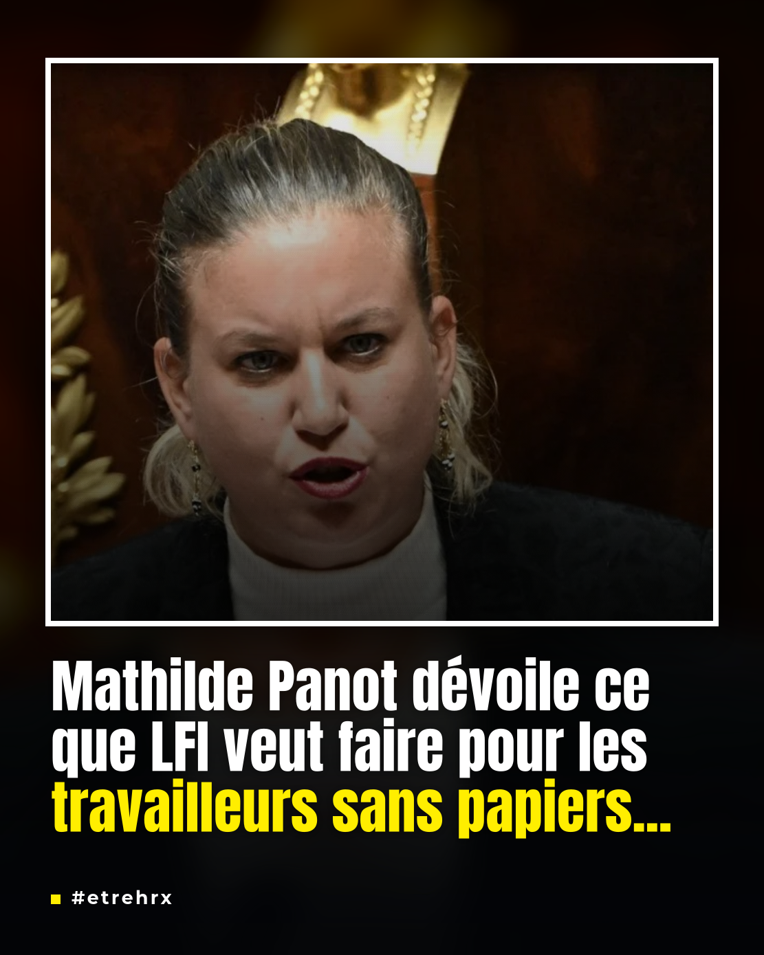 Mathilde Panot explique que LFI veut la « régularisation des travailleurs sans papiers et des parents d&rsquo;enfants scolarisés »