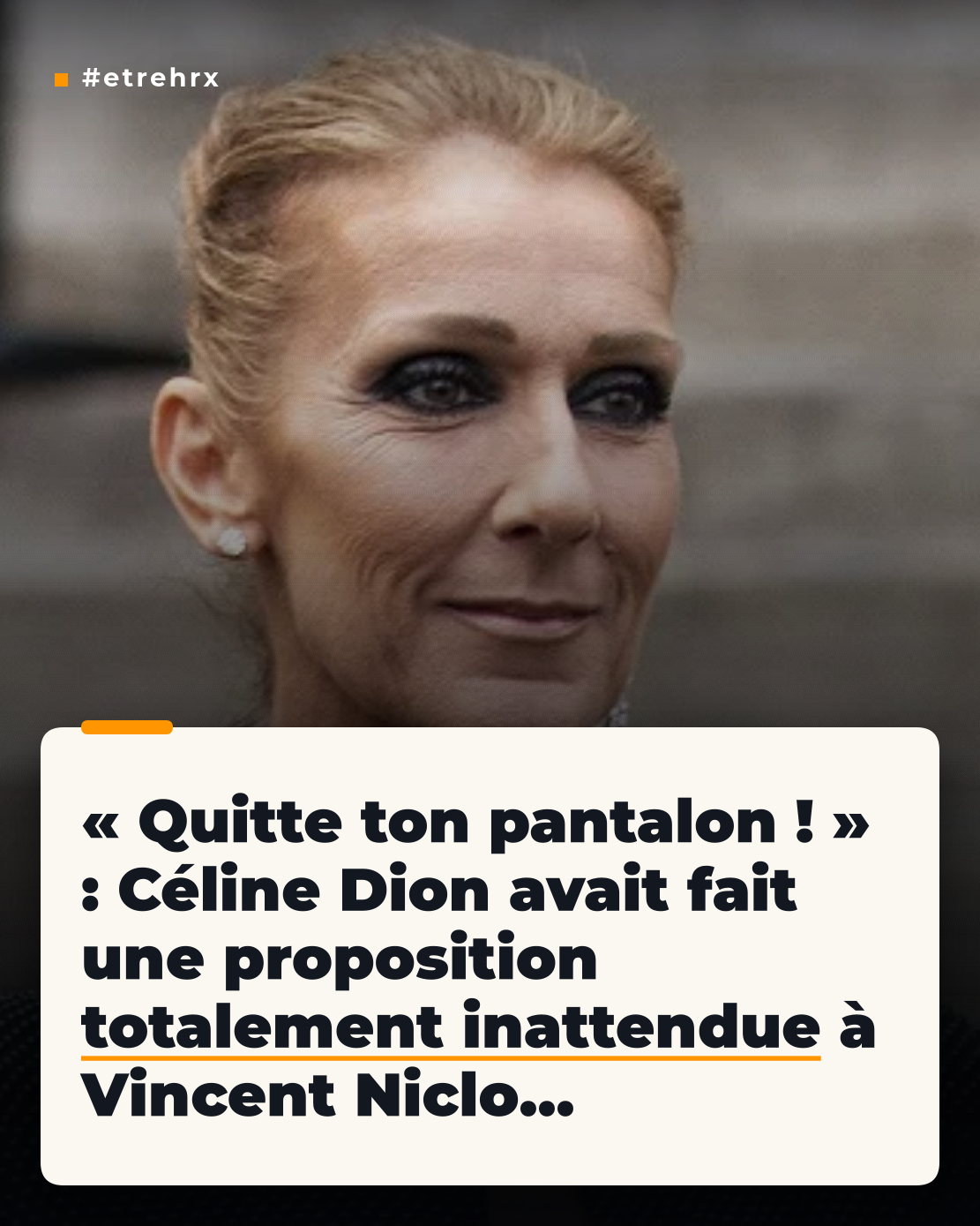 « Quitte ton pantalon ! » : Quand Céline Dion invitait Vincent Niclo à la rejoindre dans un jacuzzi
