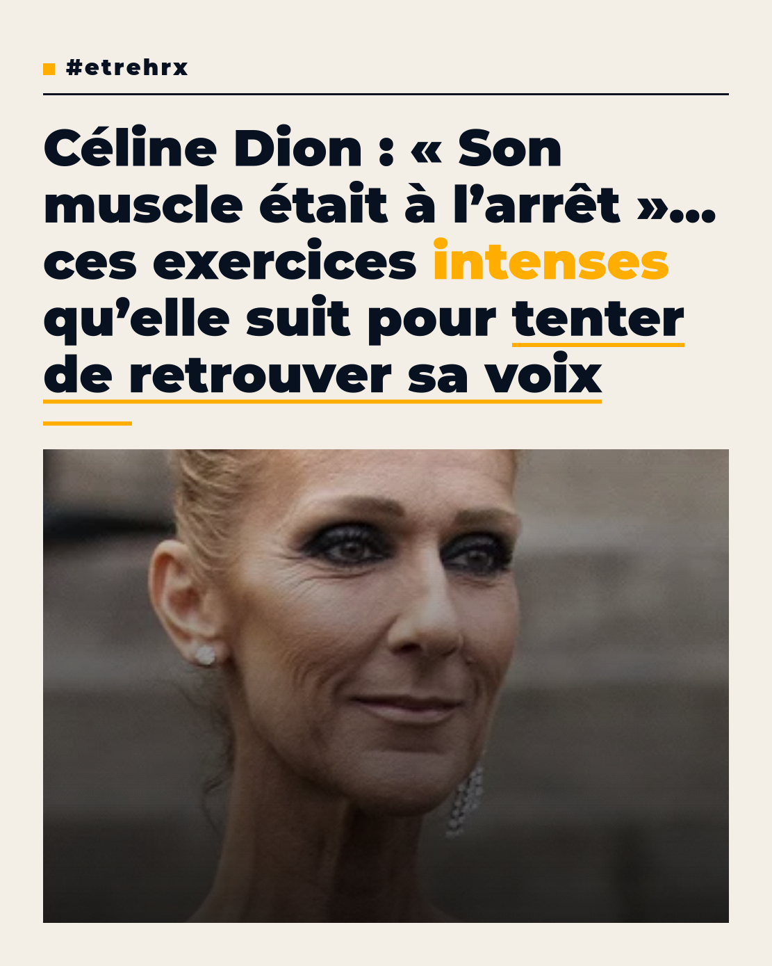 Céline Dion : “Son muscle était à l’arrêt”, ces exercices “intenses et réguliers” pour redonner vie à sa voix