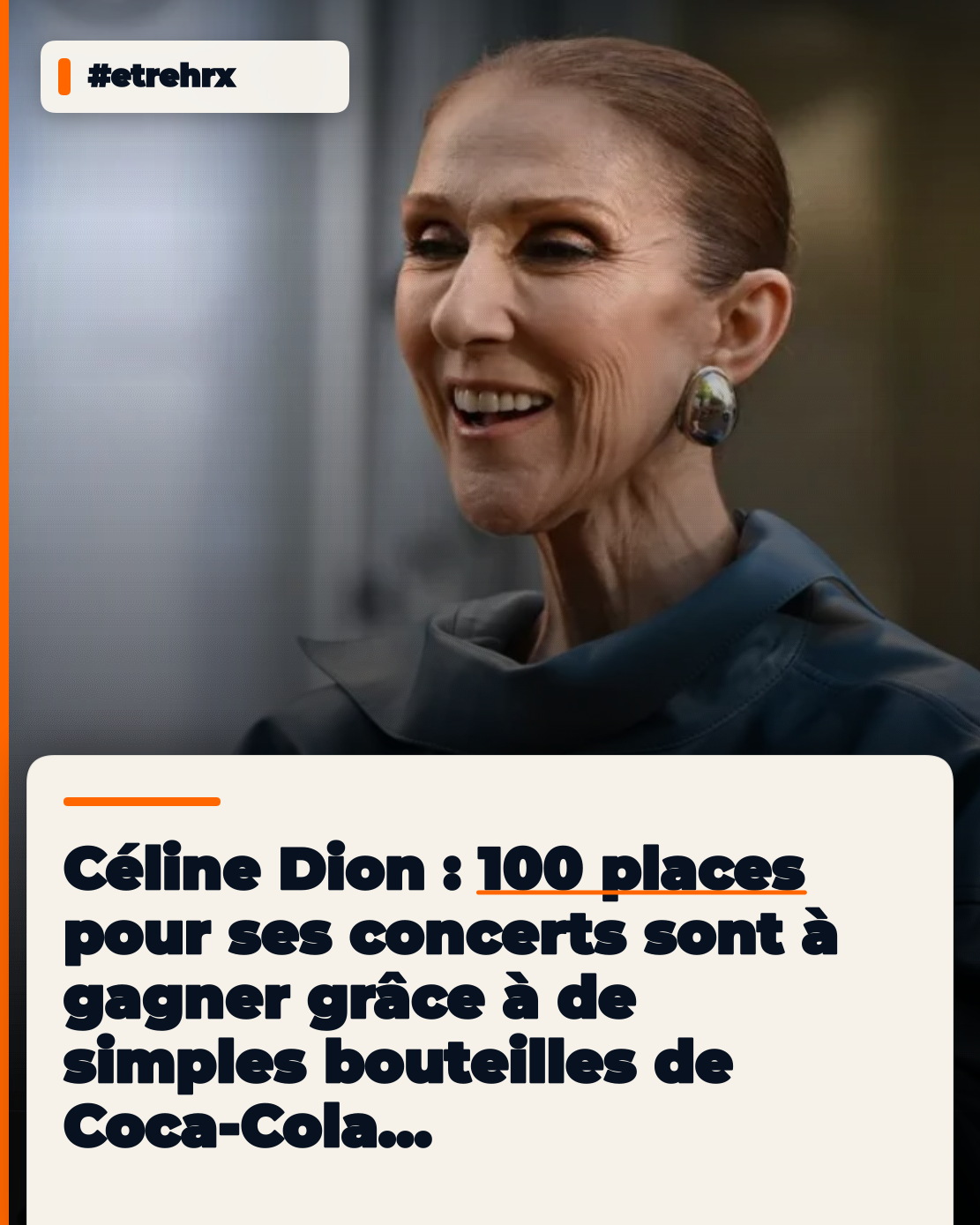 Céline Dion : 100 places à gagner pour ses concerts grâce à des bouteilles de Coca-Cola