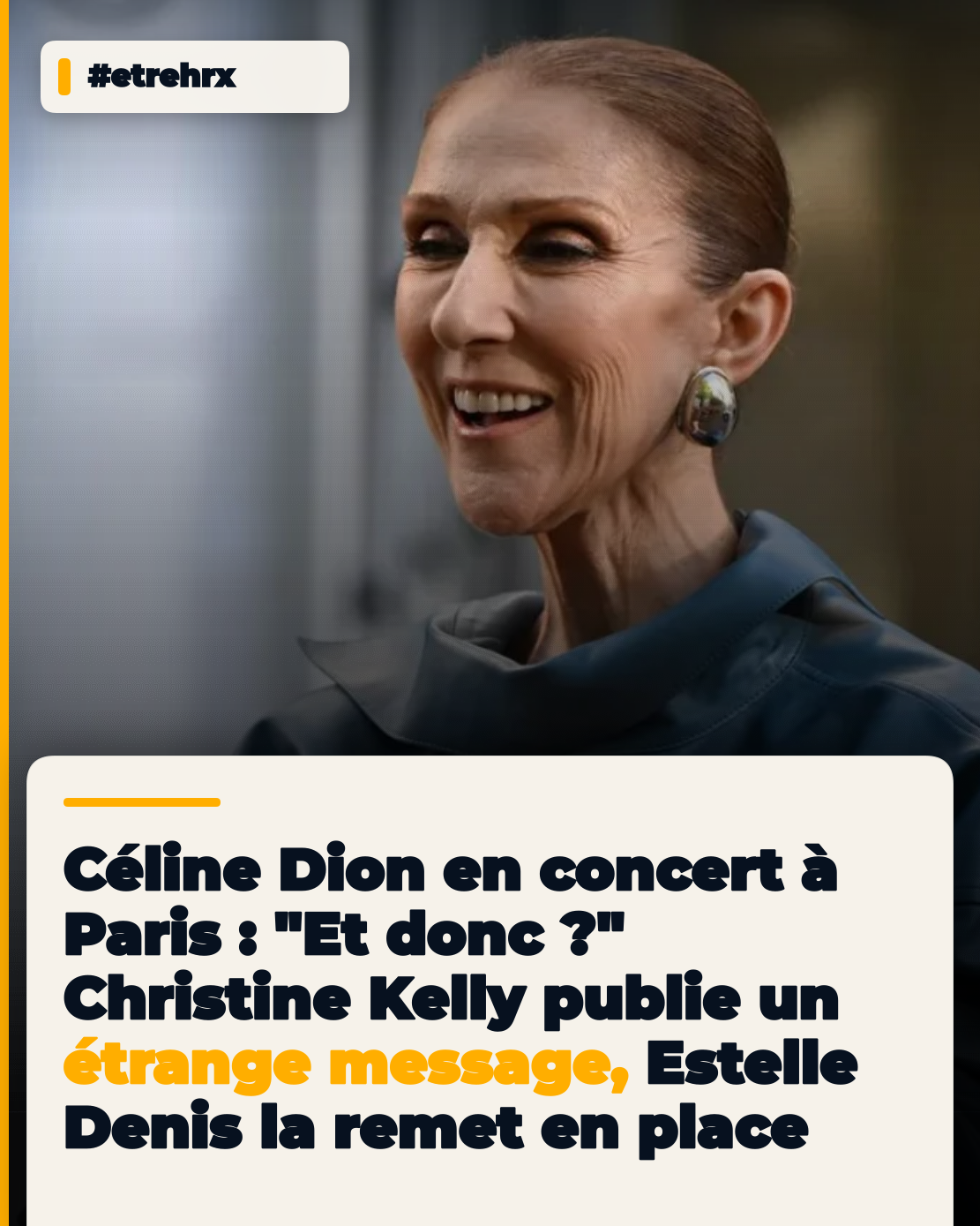 Céline Dion en concert à Paris : « Et donc ? »