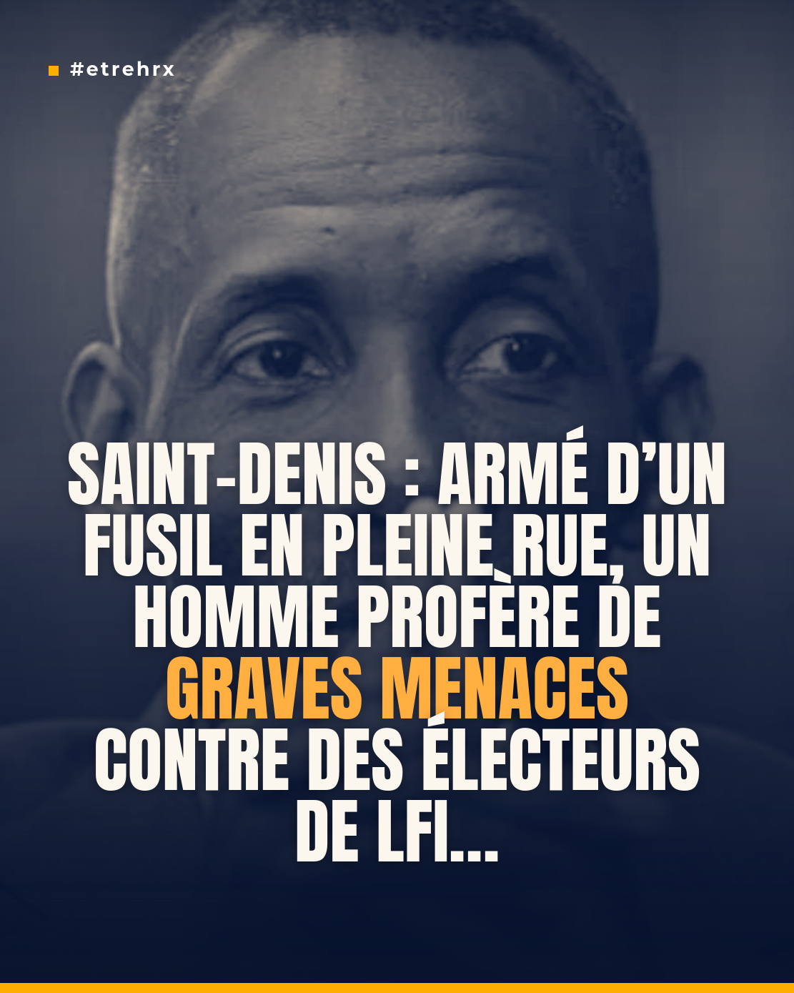Saint-Denis : armé d’un fusil, il menace de tirer en pleine rue