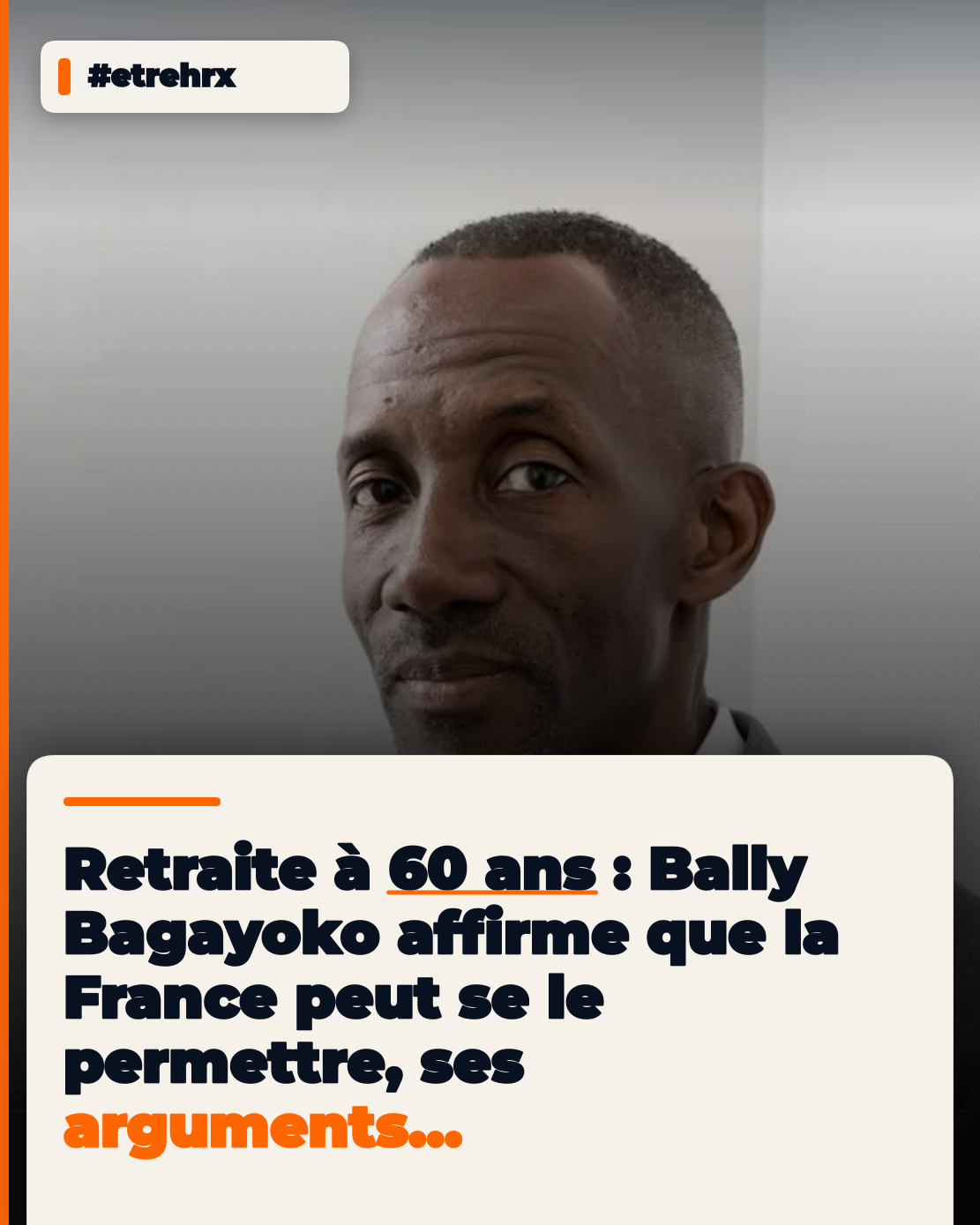 Âge de départ à la retraite avancé à 60 ans : «