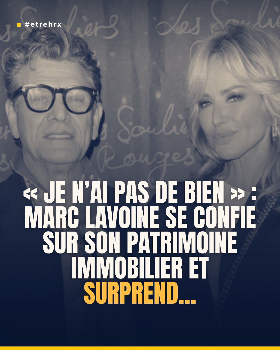 « Je n’ai pas de bien » : Marc Lavoine fauché ?