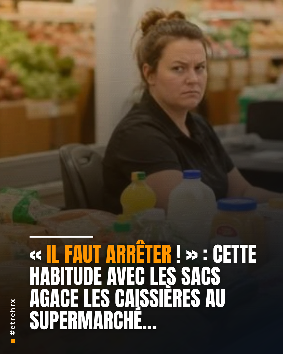Les caissières demandent aux clients d’arrêter cette habitude avec le tapis roulant