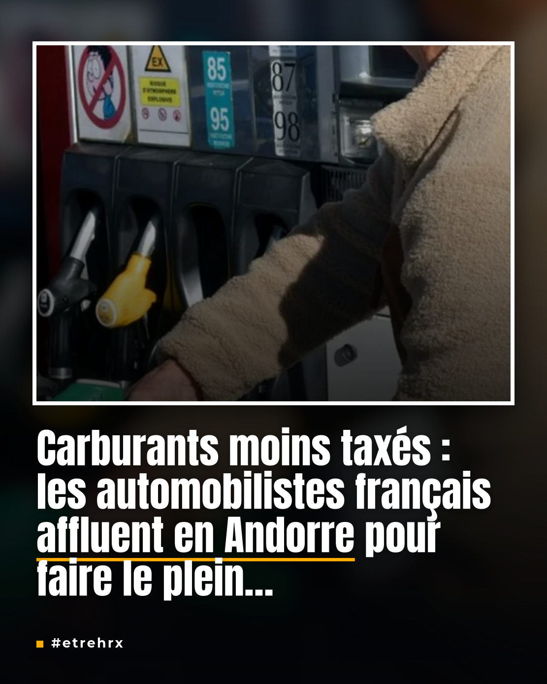 Attirés par des carburants moins taxés, les automobilistes français affluent dans les