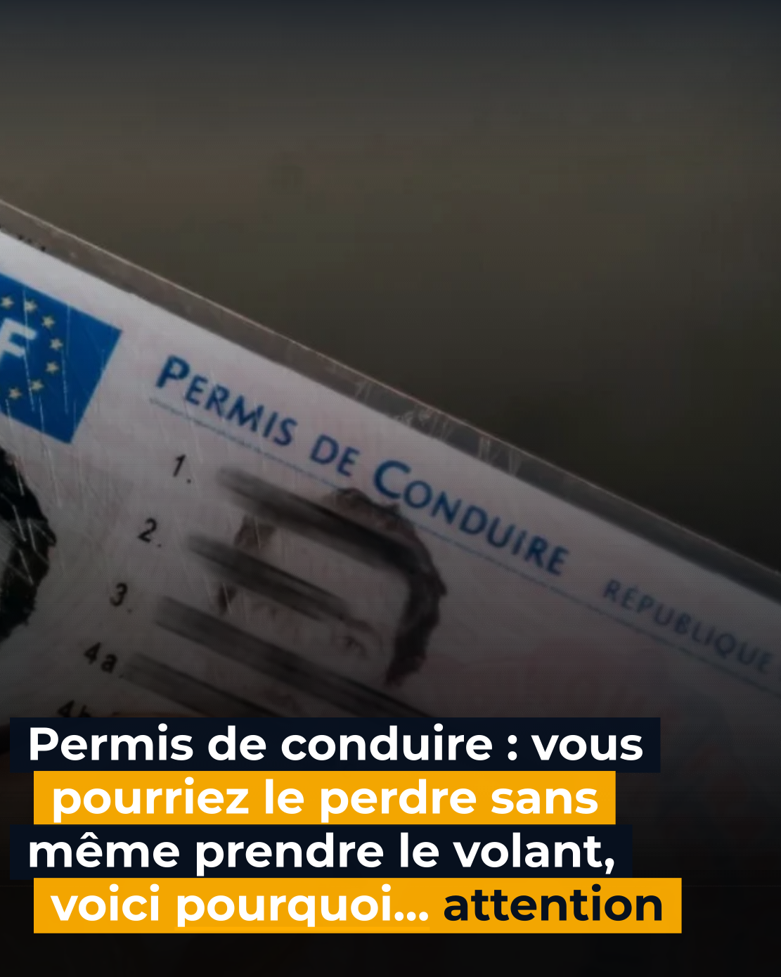 Mauvaise nouvelle pour les automobilistes : en France, vous pouvez désormais perdre
