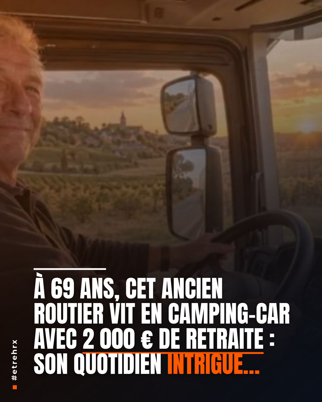 À 69 ans, cet ancien routier vit en camping-car Fiat Ducato avec