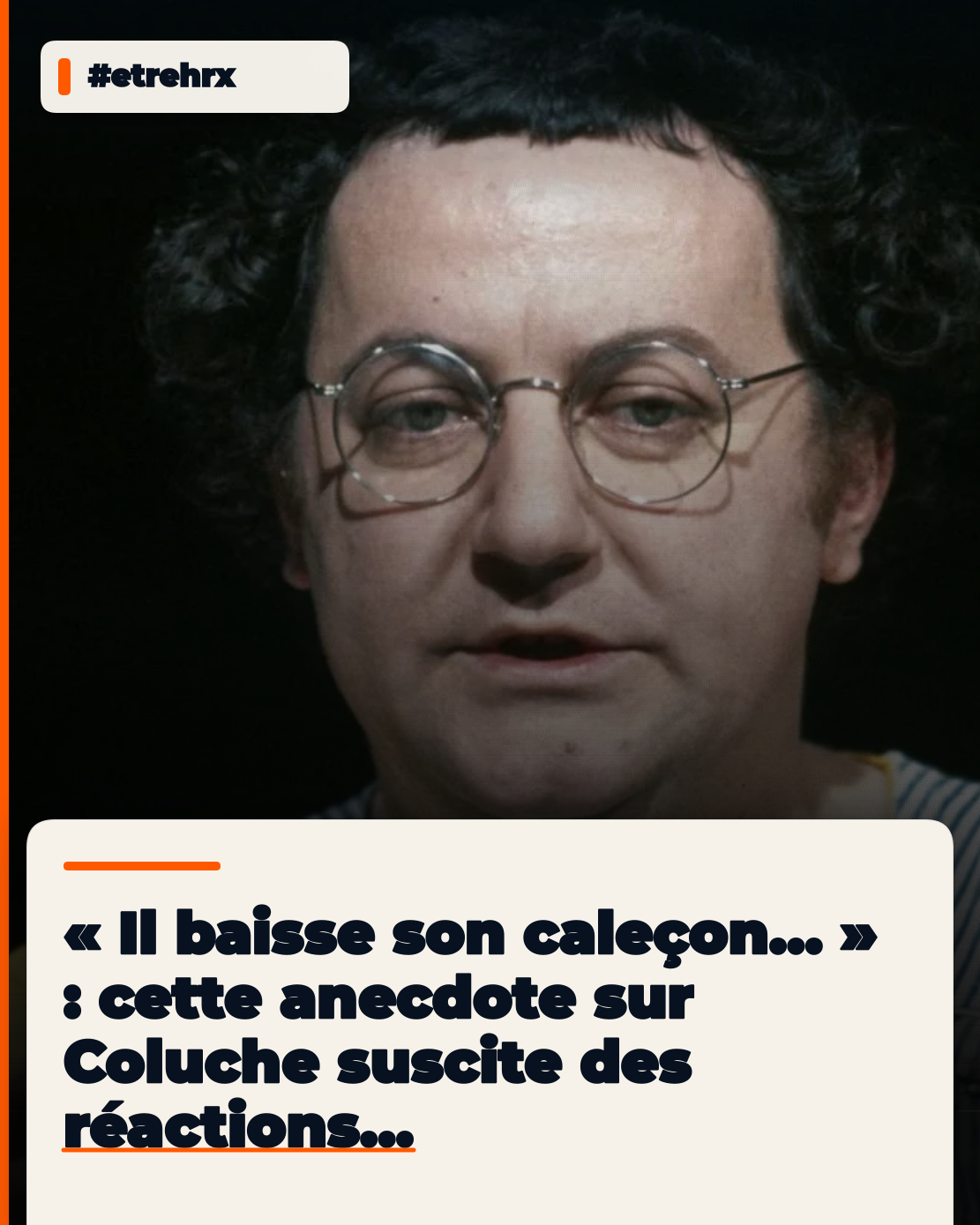 Coluche : « Il baisse son caleçon en… », le comportement déplacé