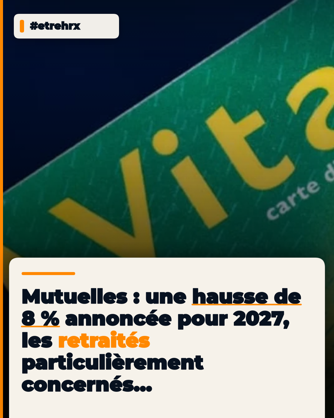 Les mutuelles vont augmenter de 8 % en 2027, et ce sont