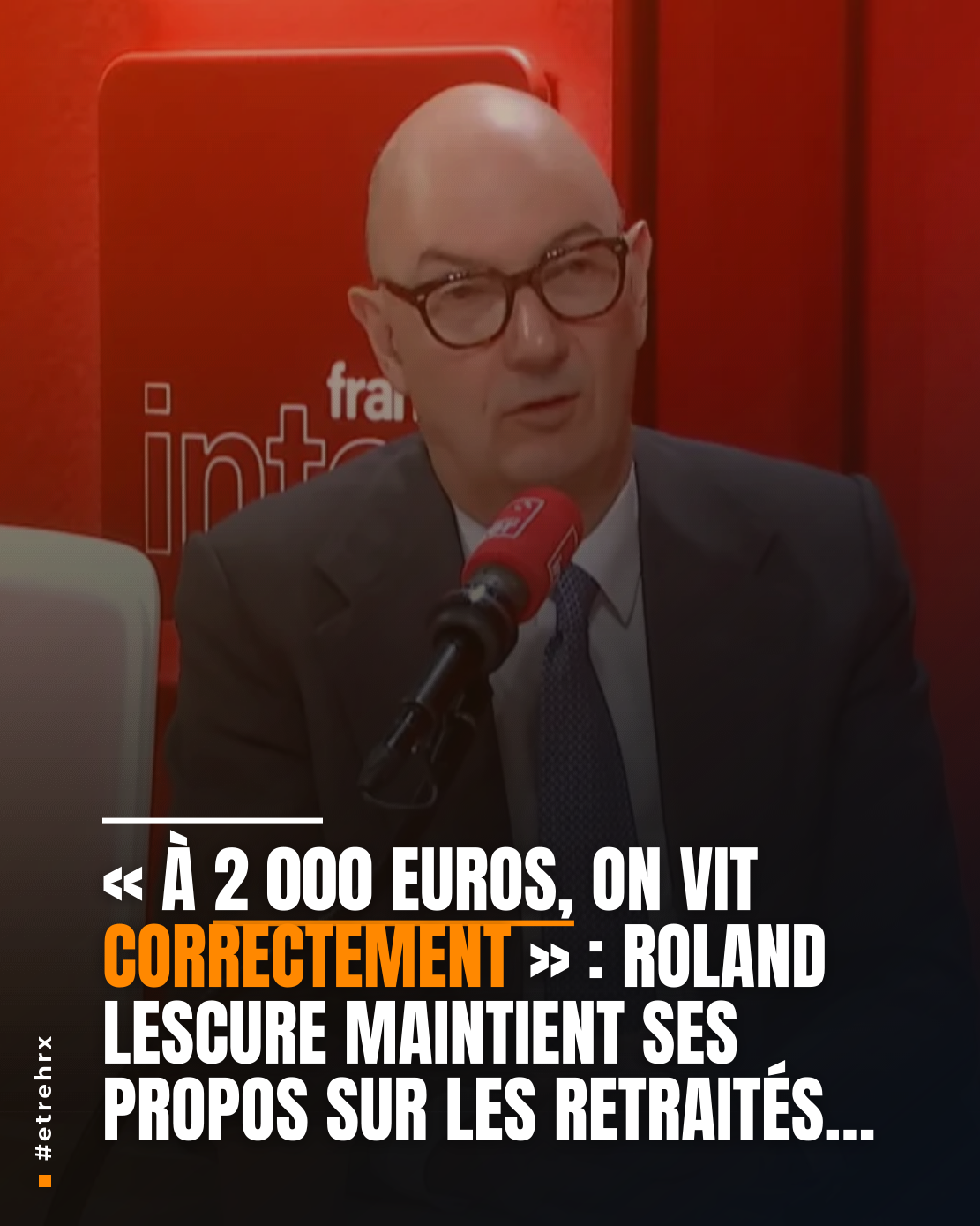 «A 2 000 euros, on vit correctement», Roland Lescure persiste et signe